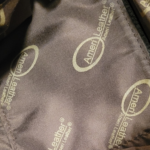 AmeriLeather Floral Embroidered Leather Hobo Tote Pockets Carry On Travel Bag - Picture 9 of 11